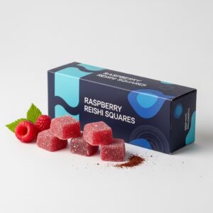 Raspberry Reishi Squares
